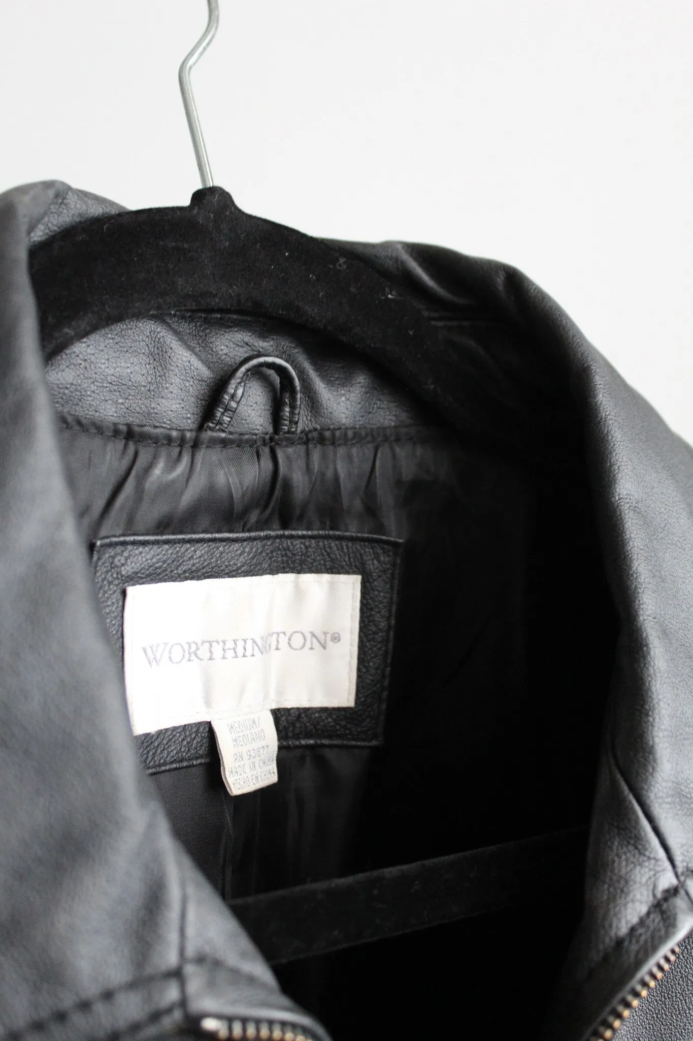 vanguard black leather jacket 1919 Vintage