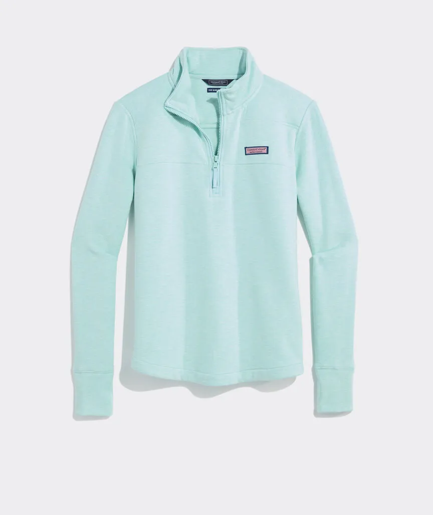 Vineyard Vines Women's Dreamcloth Relaxed Shep Shirt - Aqua Haze Heather