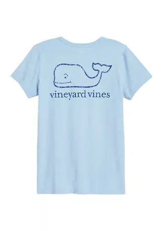 Vineyard Vines Women's Vintage Whale Short Sleeve Pocket T-Shirt - Jake Blue