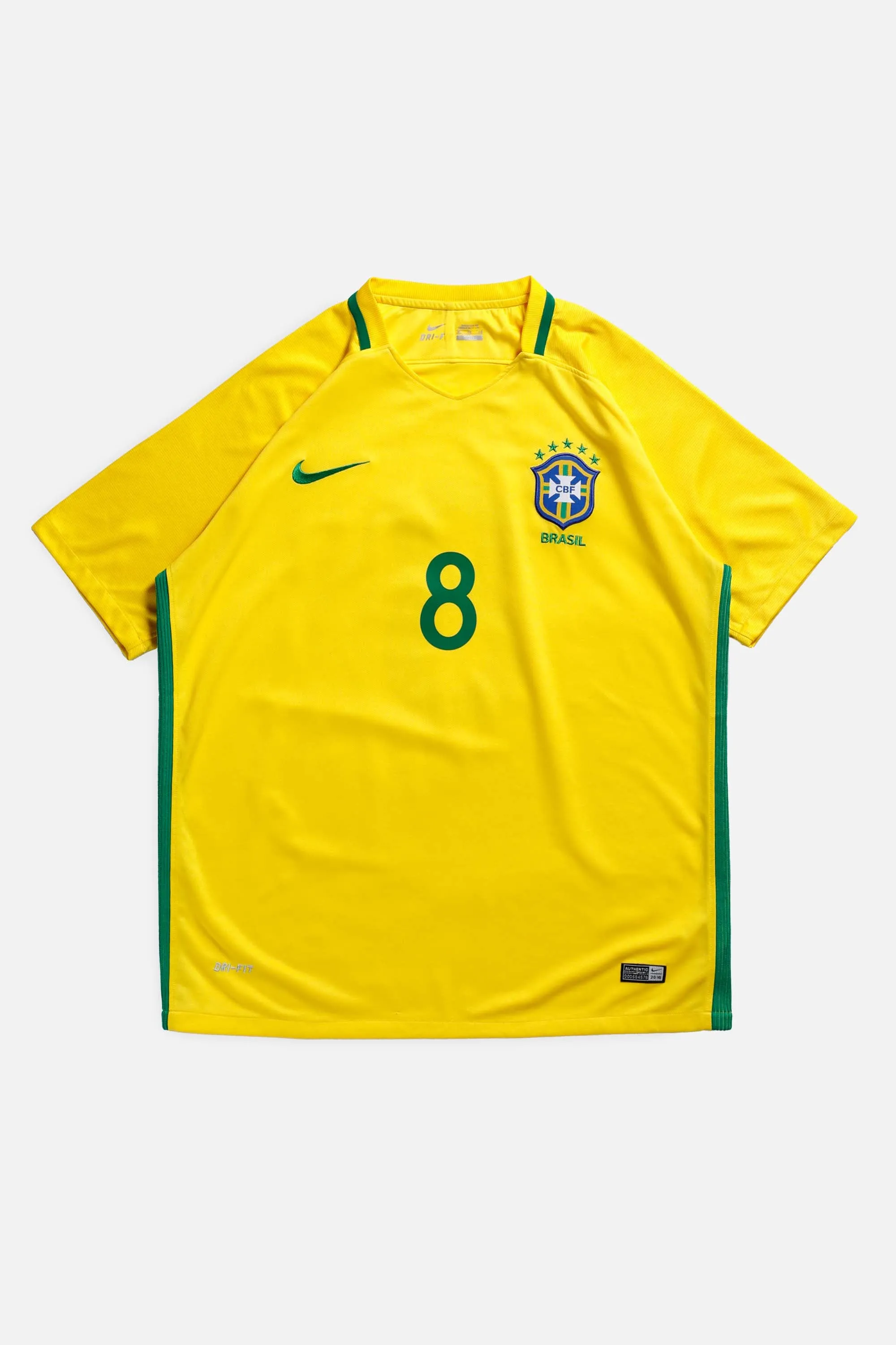 Vintage Brazil Soccer Jersey - L Frankie