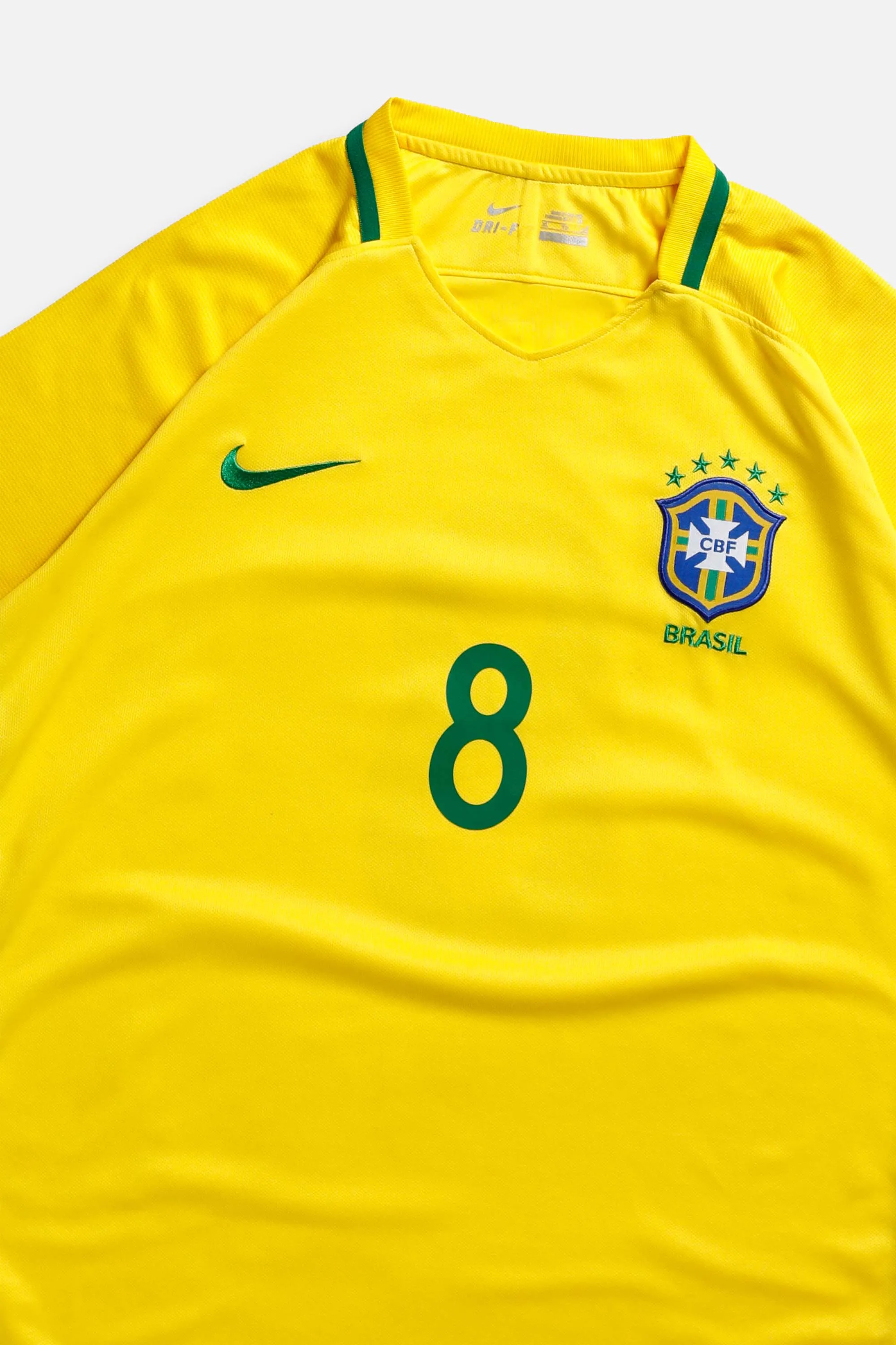 Vintage Brazil Soccer Jersey - L Frankie