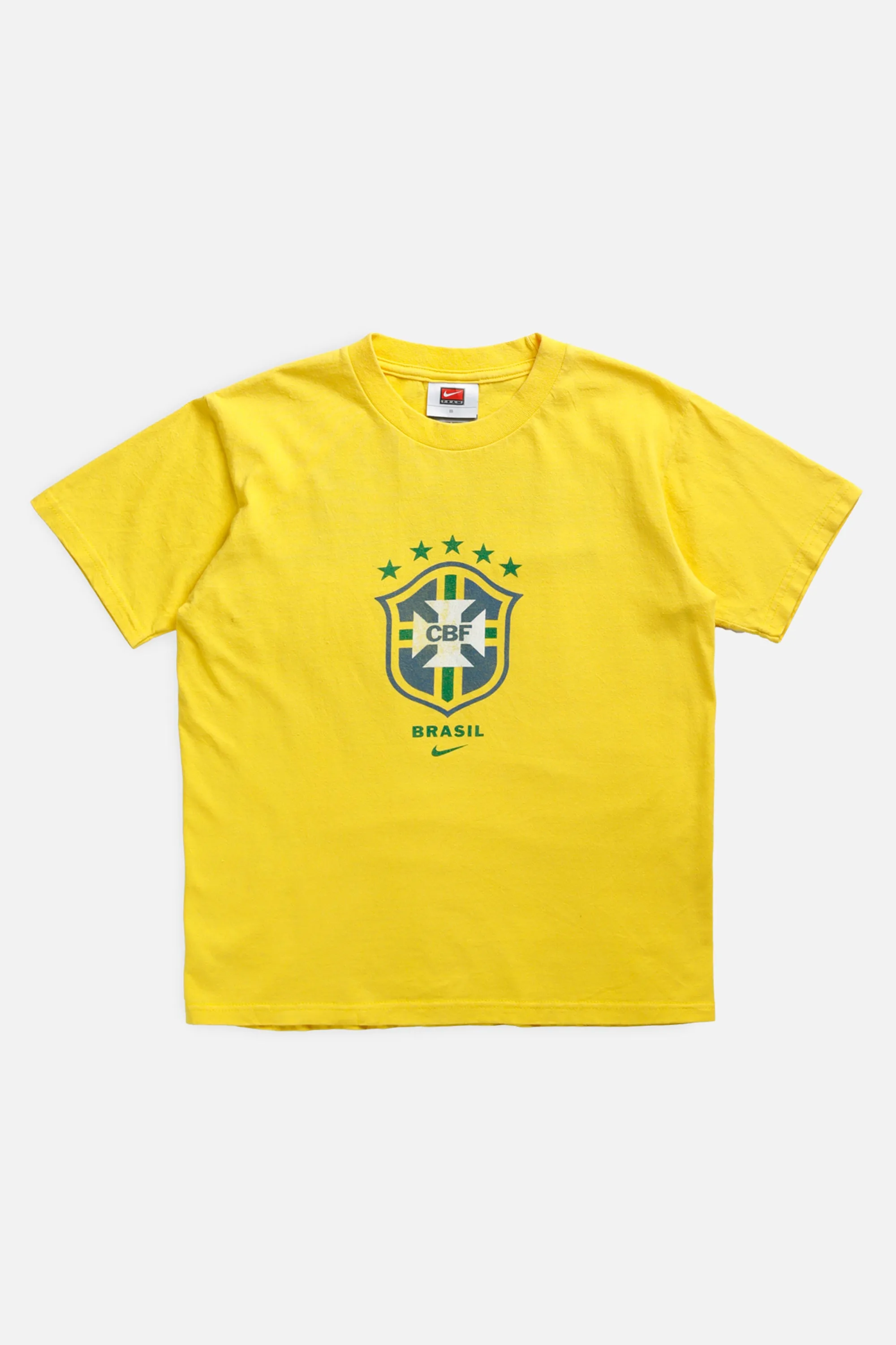 Vintage Brazil Soccer Tee - Women's S Frankie