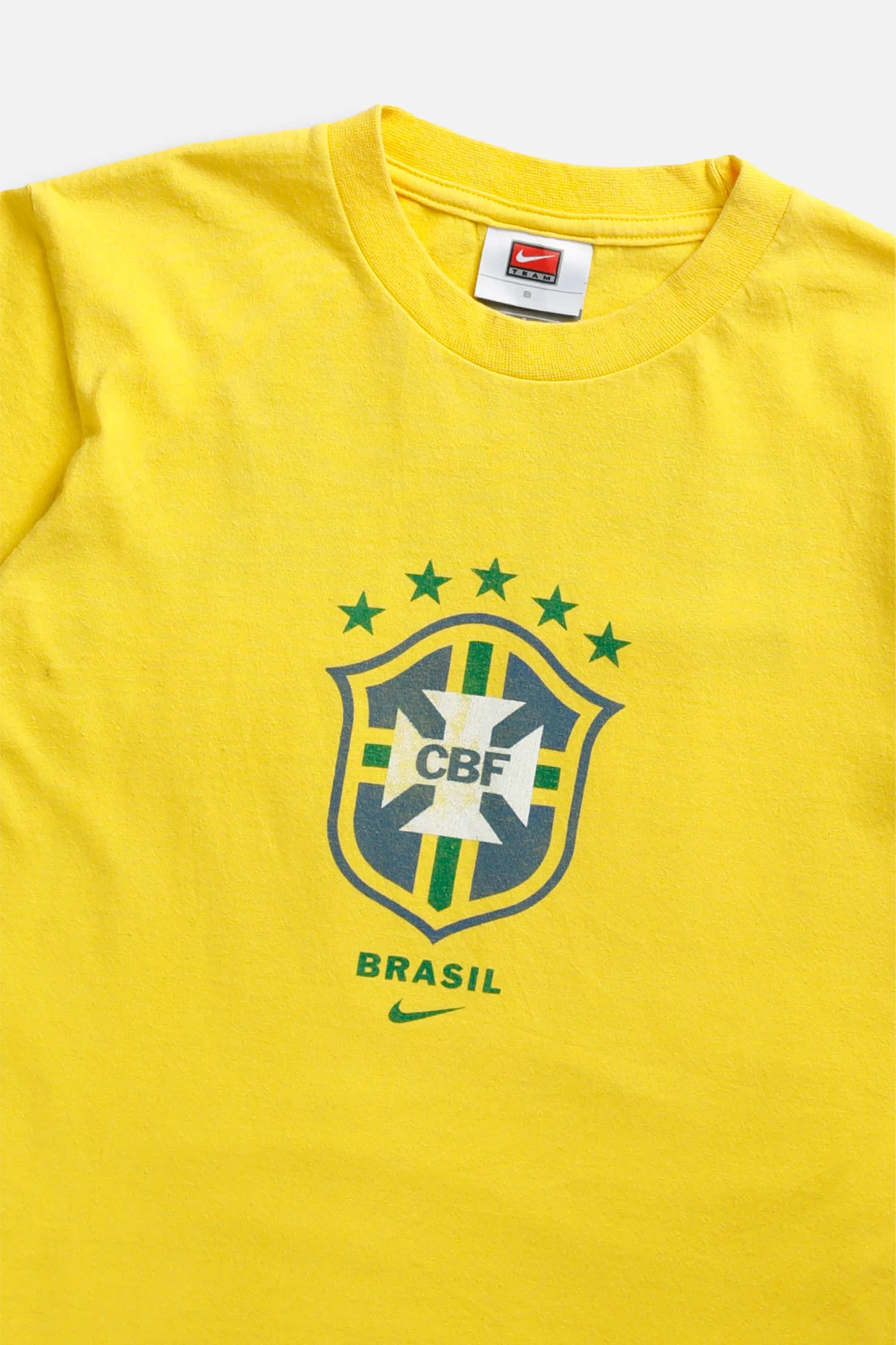 Vintage Brazil Soccer Tee - Women's S Frankie
