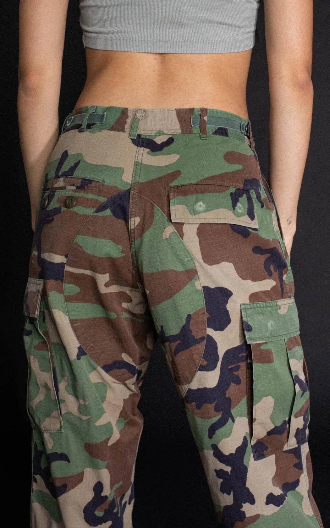 Vintage Camo Woodland Pants - XS, L, XL Frankie