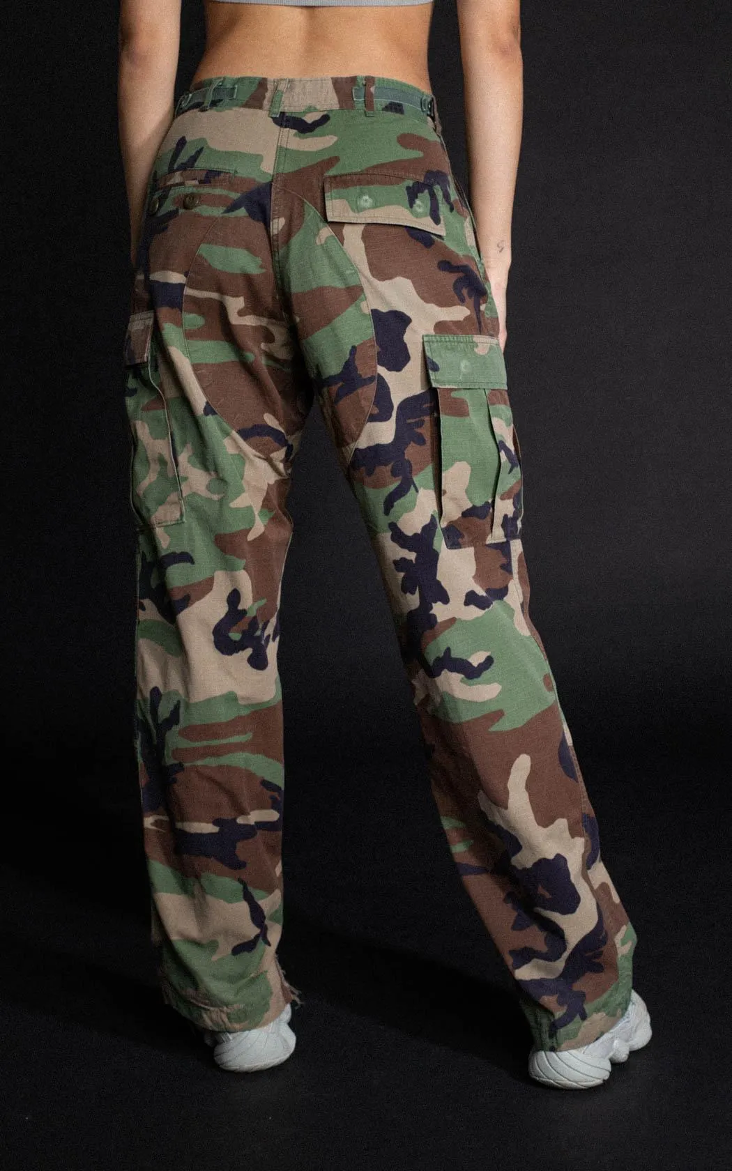 Vintage Camo Woodland Pants - XS, L, XL Frankie