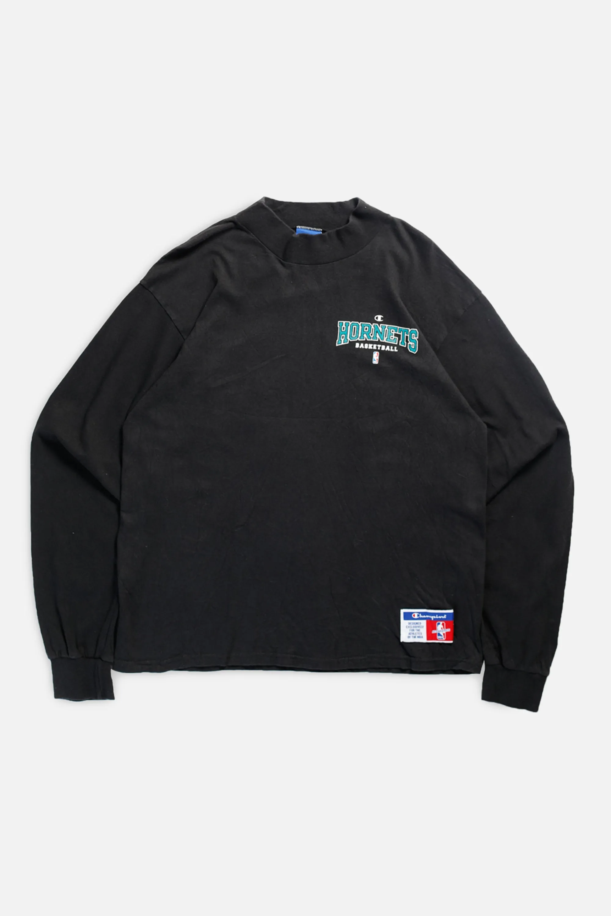 Vintage Charlotte Hornets NBA Long Sleeve Tee - L Frankie