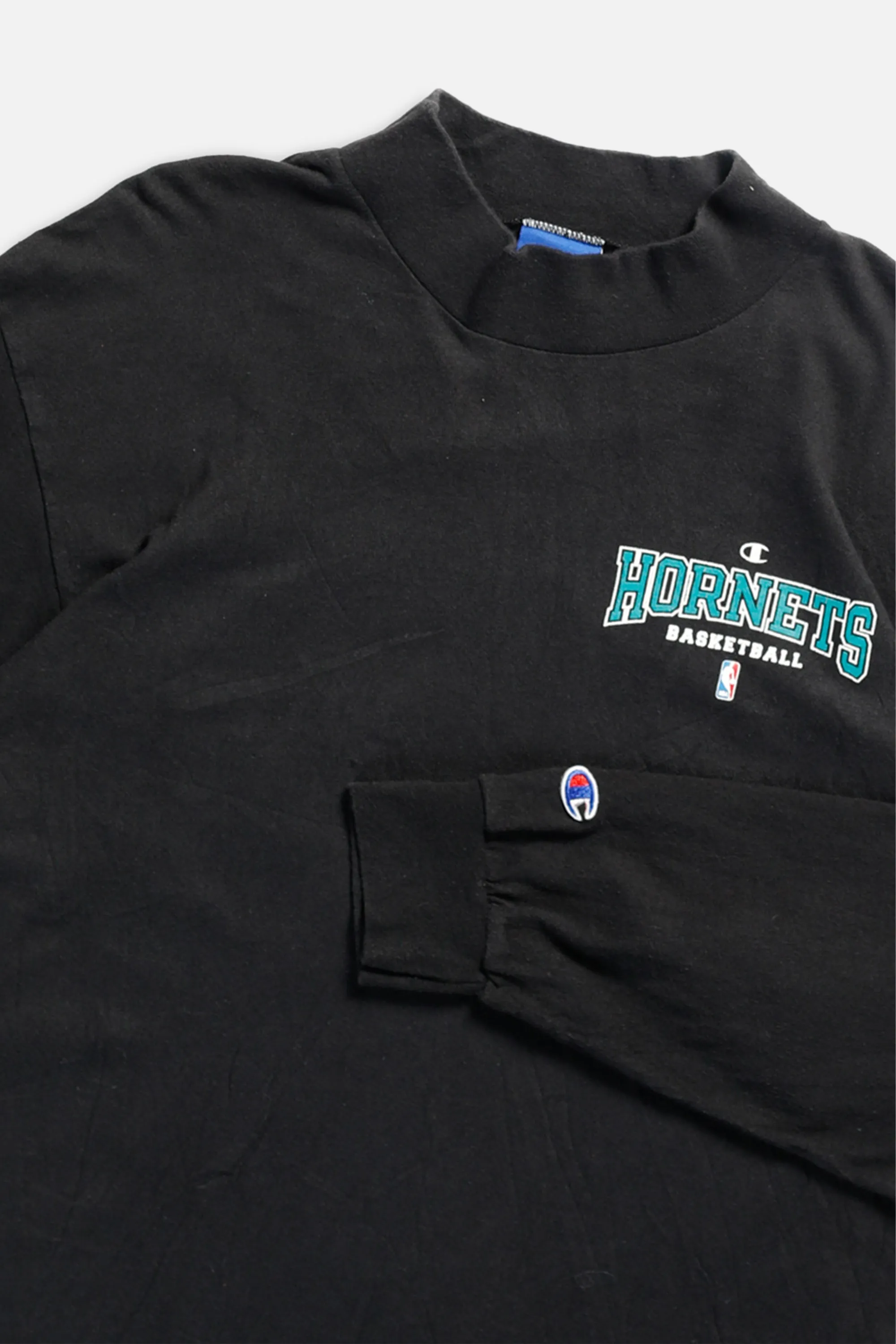 Vintage Charlotte Hornets NBA Long Sleeve Tee - L Frankie