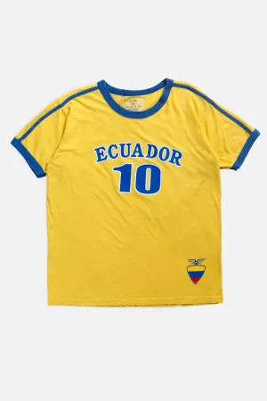 Vintage Ecuador Soccer Tee - Women's S Frankie