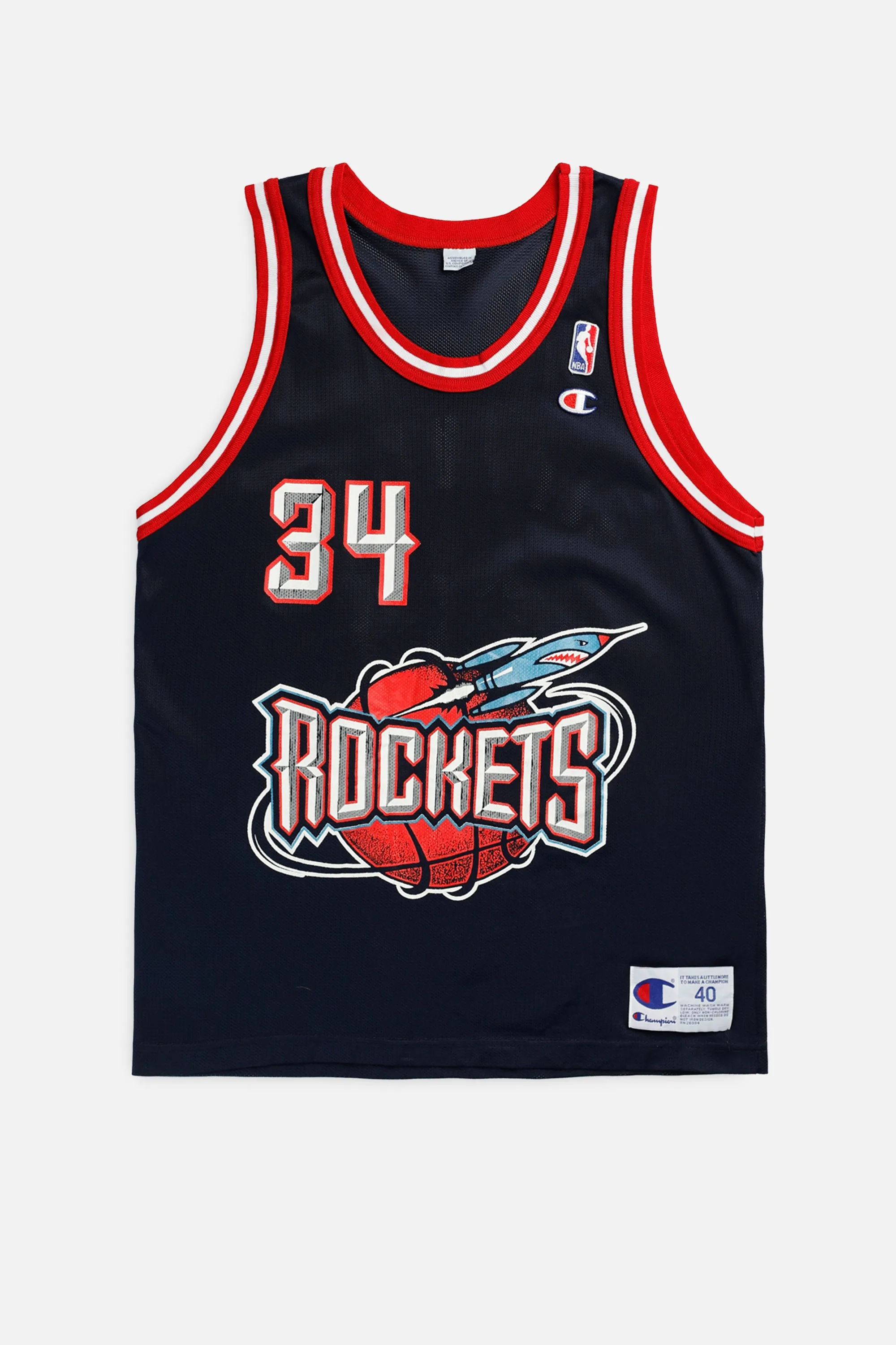 Vintage Houston Rockets NBA Jersey - S Frankie