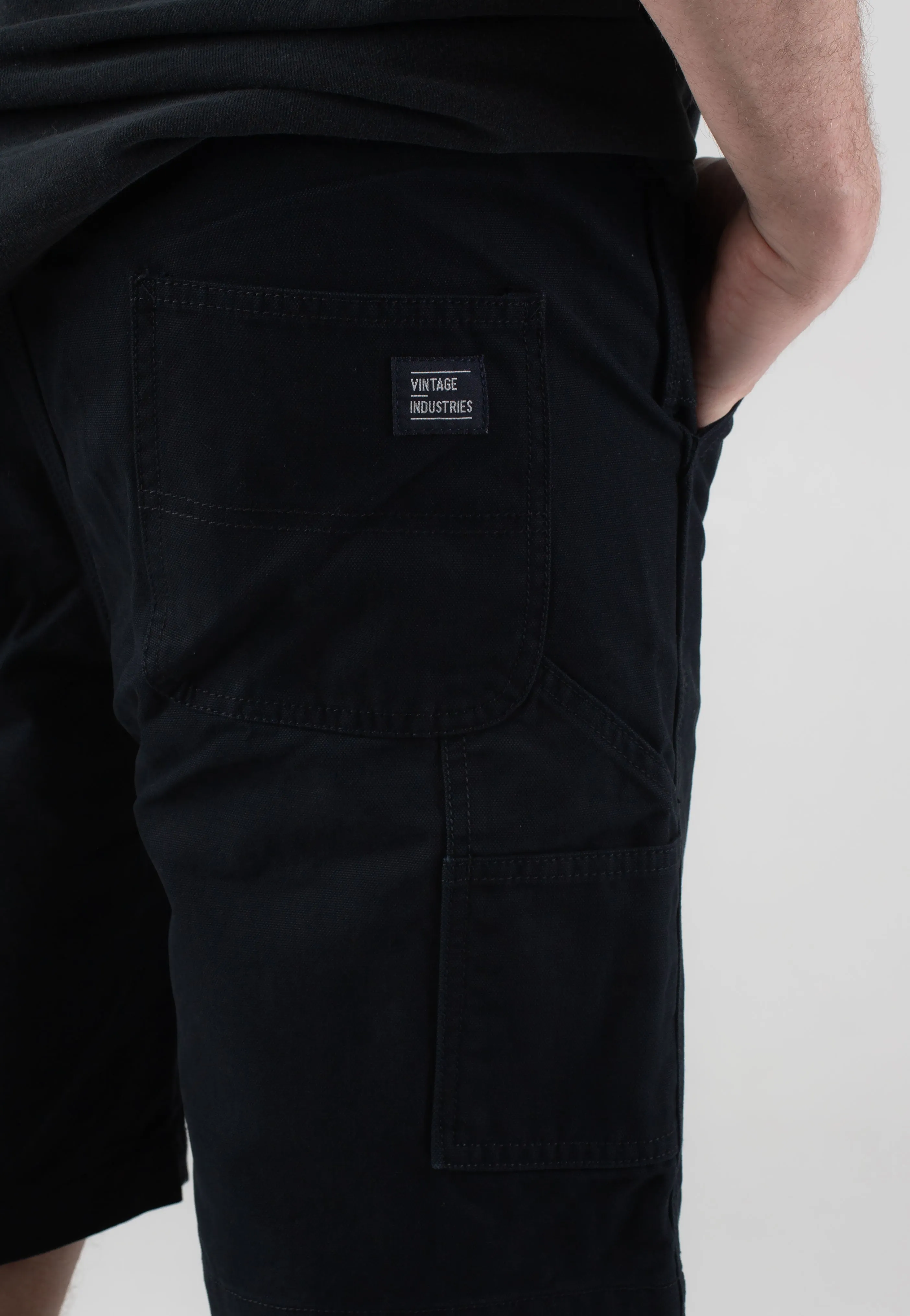 Vintage Industries - Dayton Black - Shorts