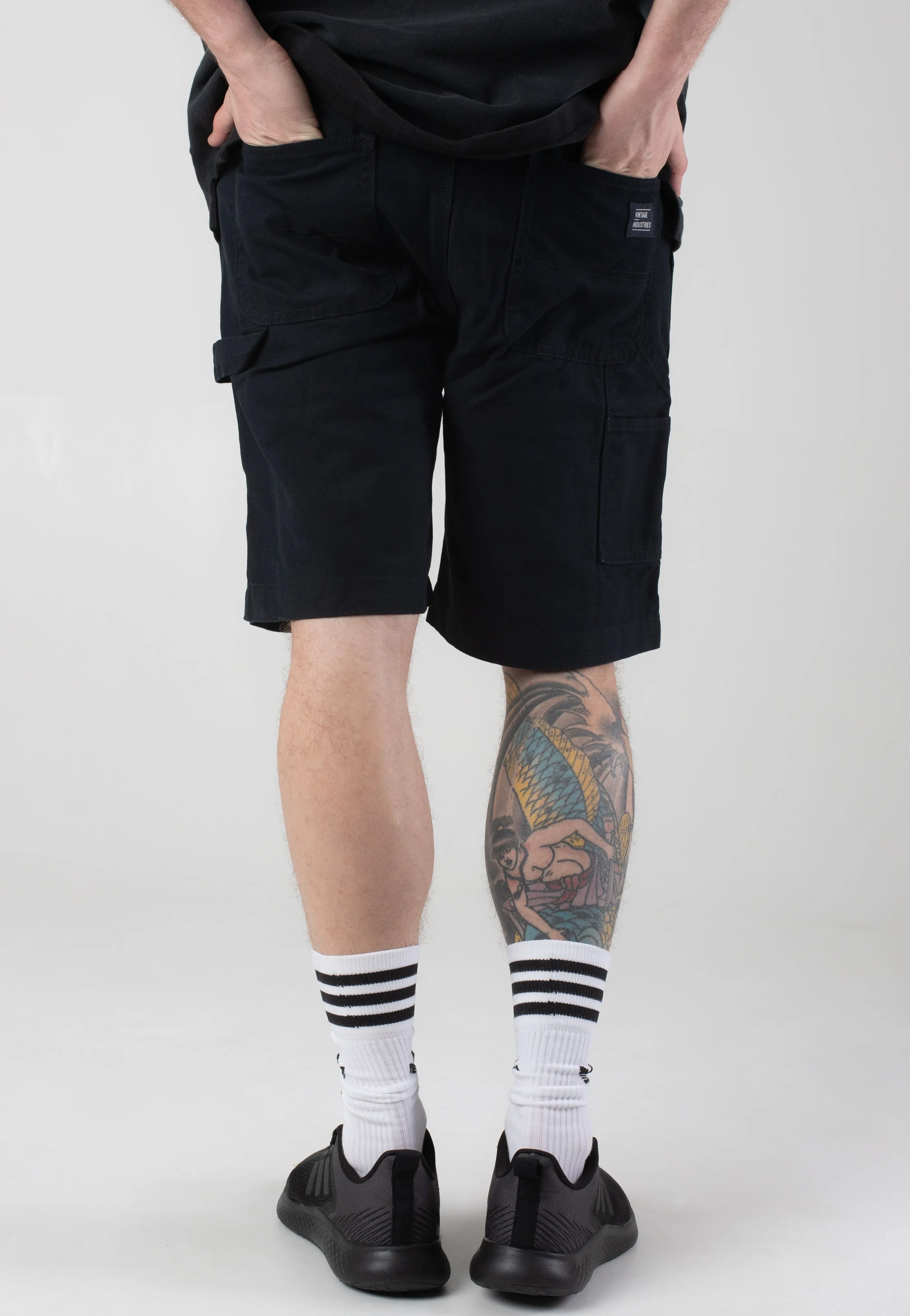 Vintage Industries - Dayton Black - Shorts