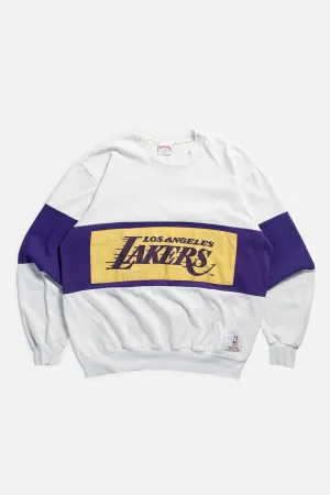 Vintage LA Lakers NBA Long Sleeve Tee - L Frankie