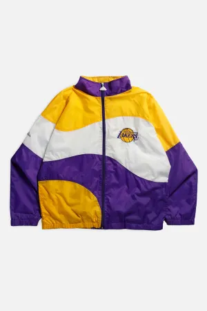 Vintage LA Lakers NBA Windbreaker Jacket - L Frankie