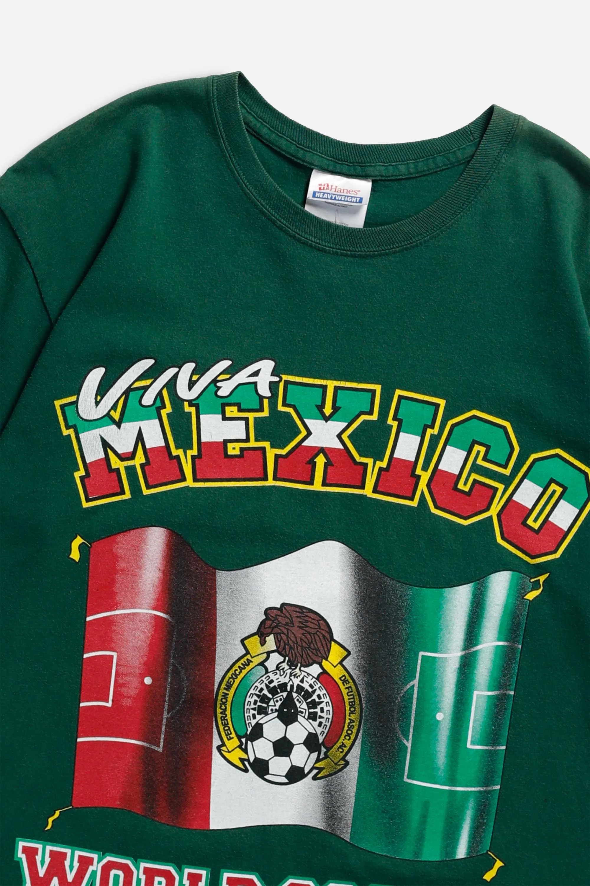 Vintage Mexico Soccer Tee - S Frankie