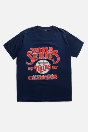 Vintage Minnesota Twins 1987 World Series MLB Tee - Women's S Frankie