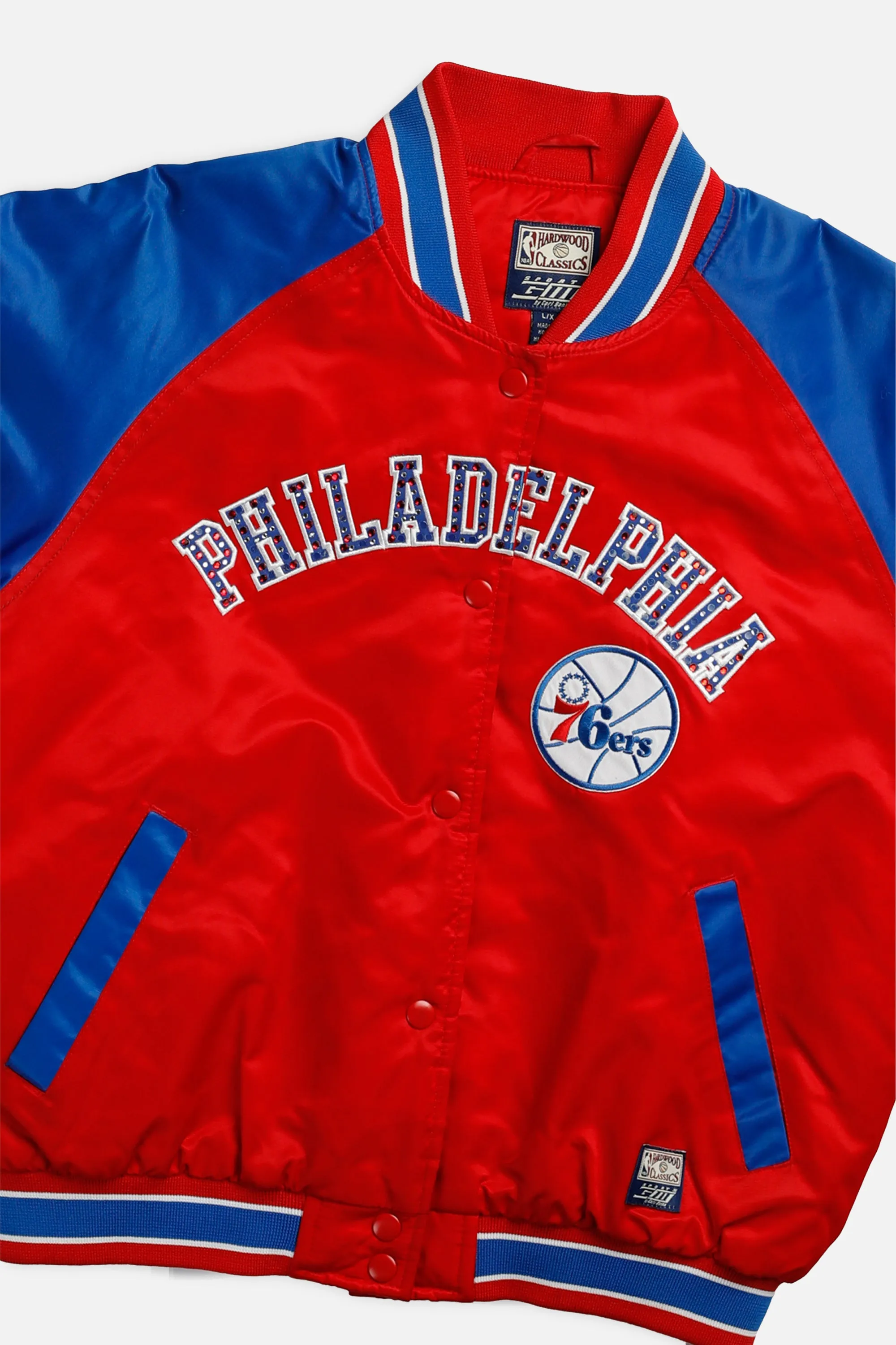 Vintage Philadelphia Sixers NBA Jacket - Women's L Frankie