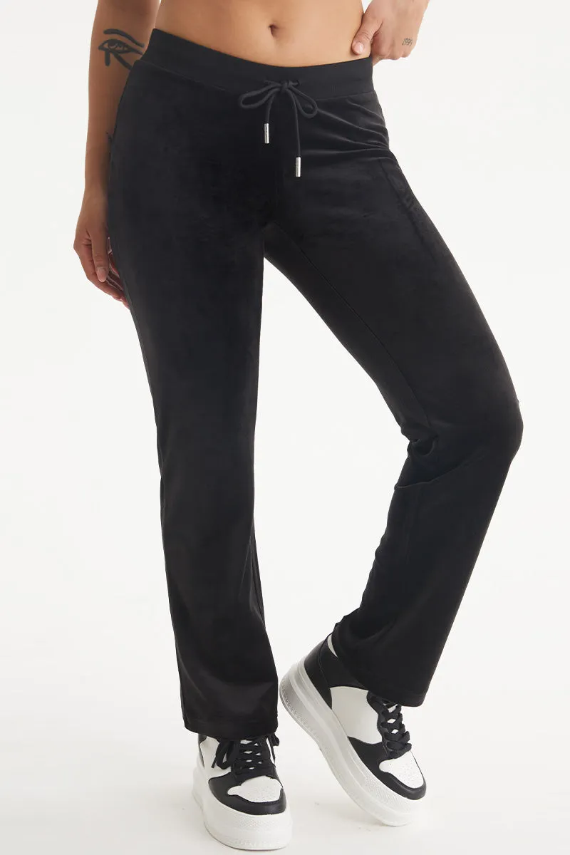 Virgo Big Bling Velour Track Pants by Juicy Couture