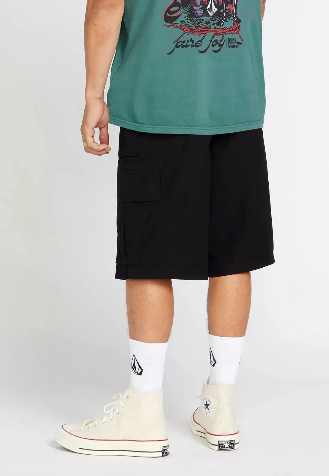 Volcom - Grand Fang Cargo Black - Shorts