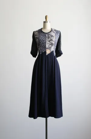 wanderlust patchwork dress 1920 Vintage