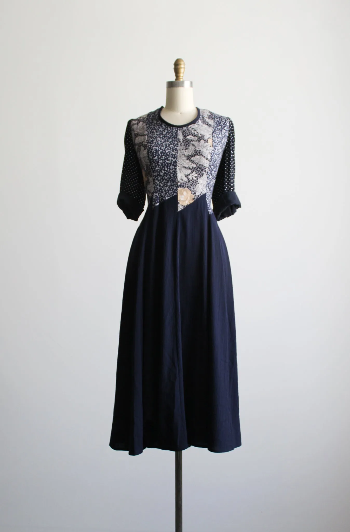 wanderlust patchwork dress 1920 Vintage