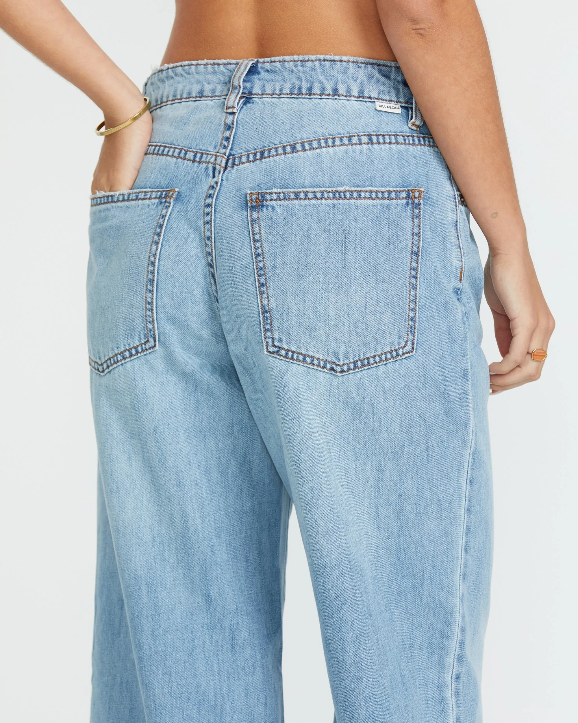 Washed By The Sun Denim Pants - Coastal Blue Billabong