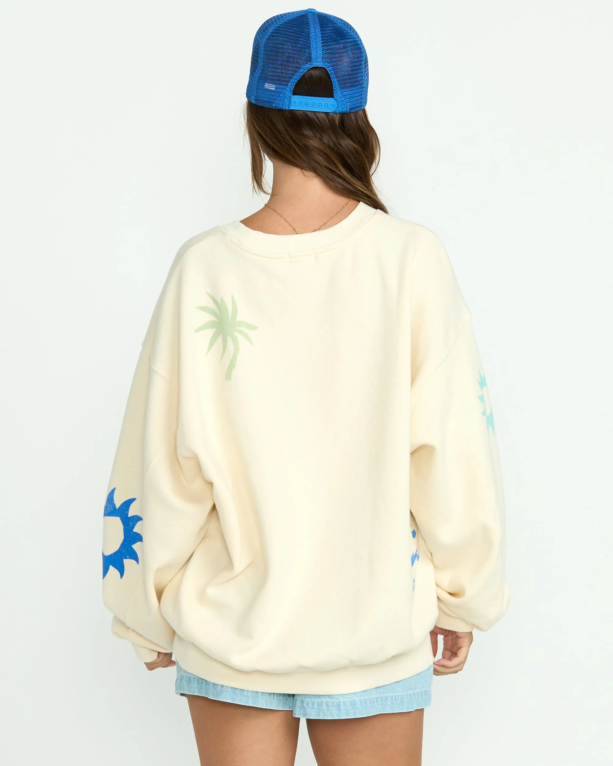 Water Signs Kendal Crewneck Sweatshirt - Whitecap Billabong