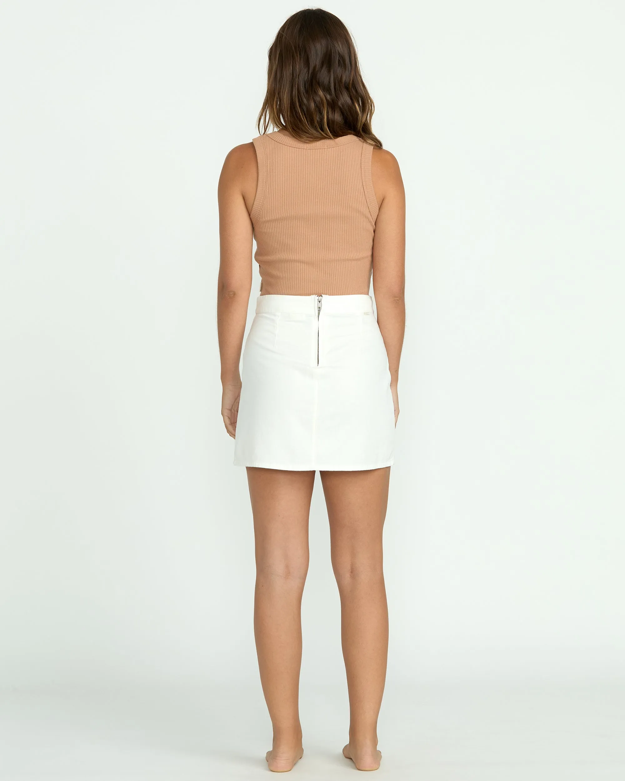 Wave Washed Skirt - Salt Crystal Billabong