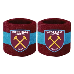 West Ham Official 2 Pack Wristbands
