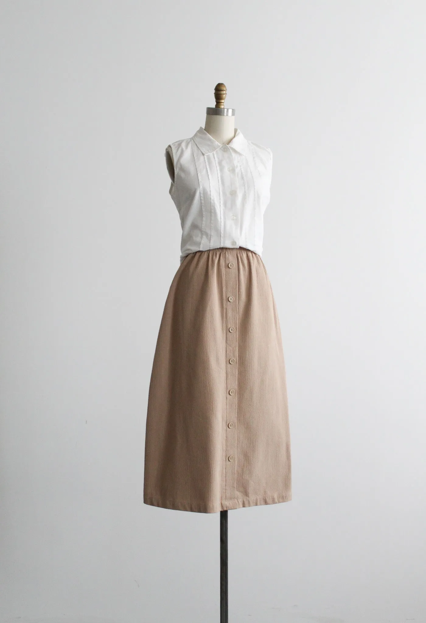 wheaten midi skirt 1919 Vintage