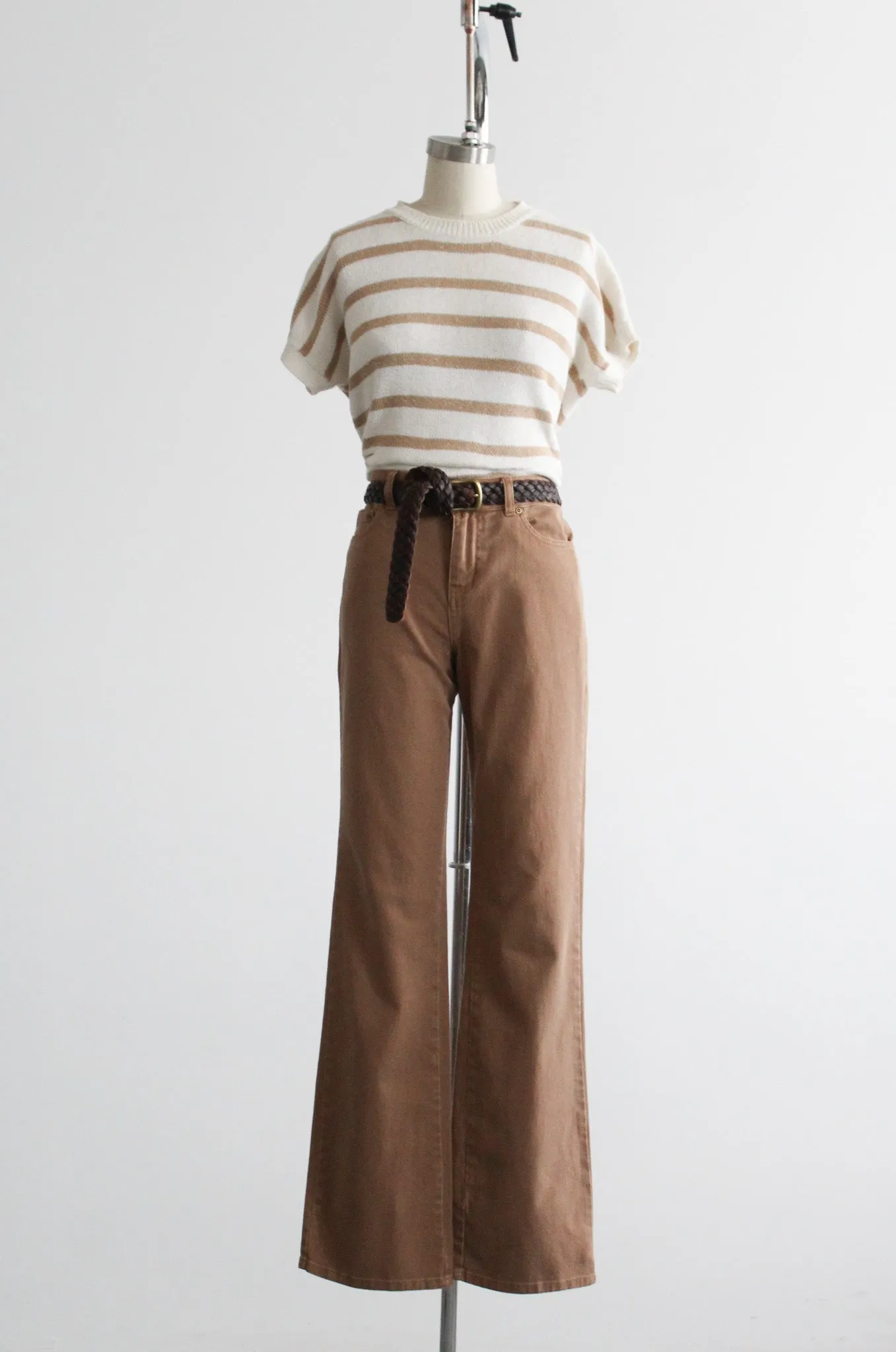 wheaten striped knit tee 1919 Vintage