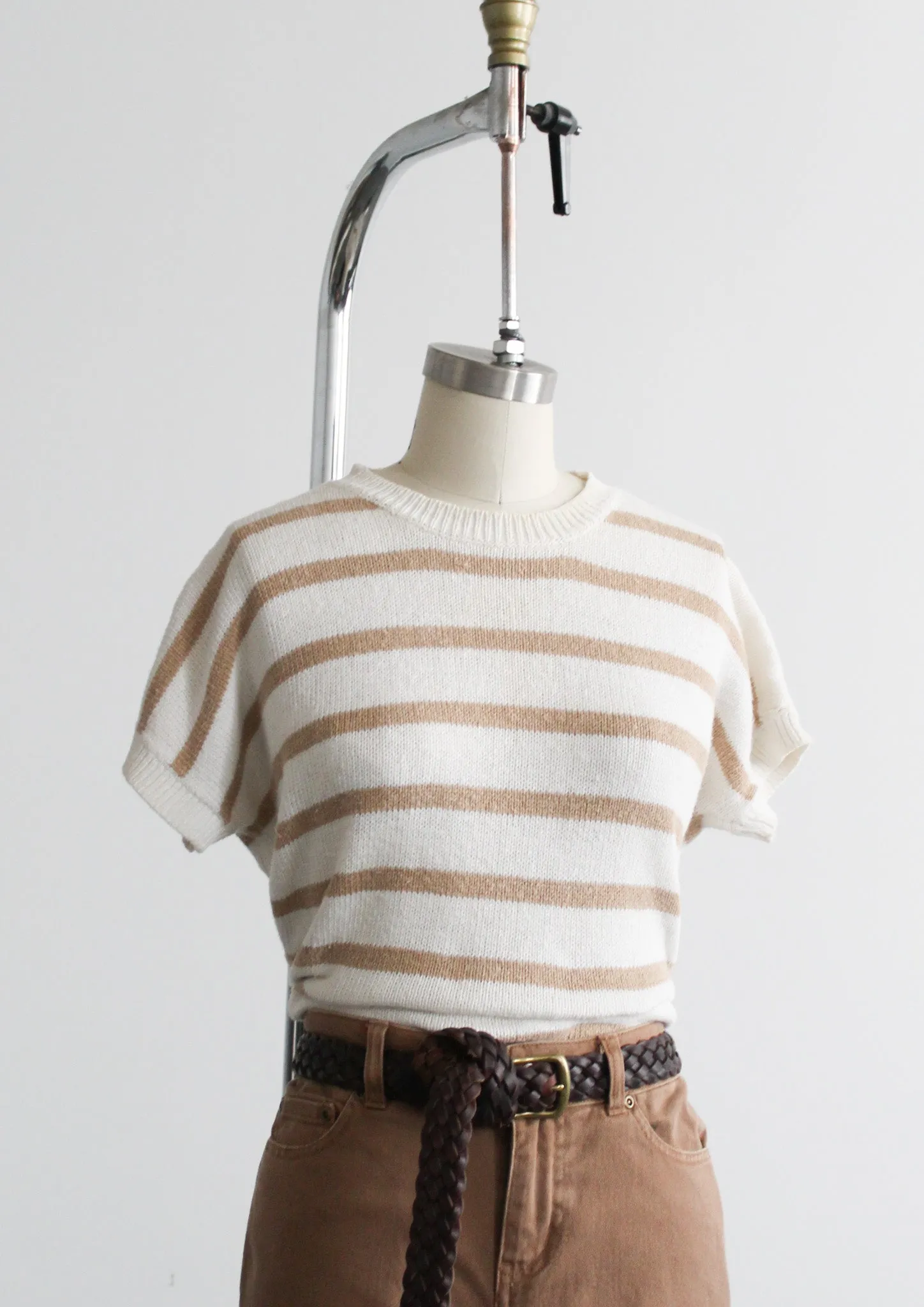 wheaten striped knit tee 1919 Vintage