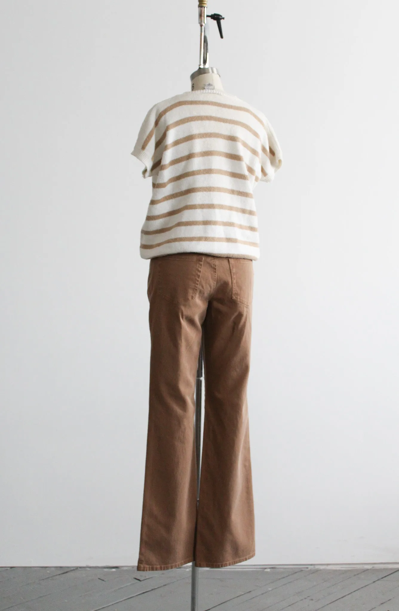 wheaten striped knit tee 1919 Vintage