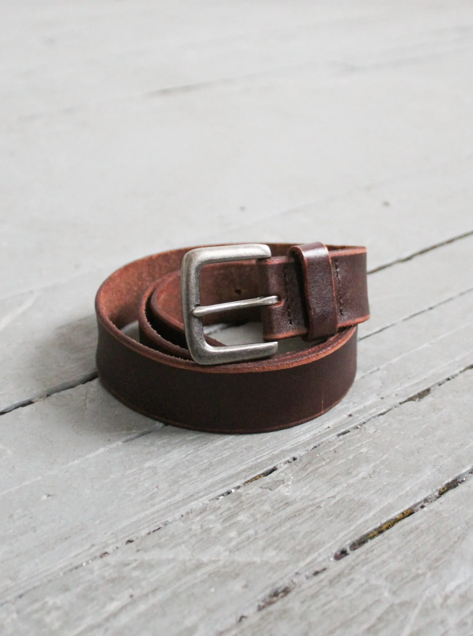 whiskey leather belt 1919 Vintage