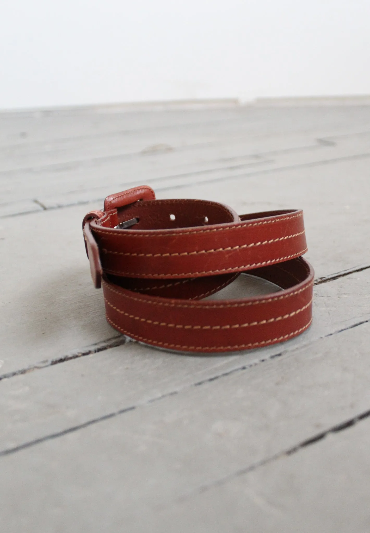 whiskey leather belt 1919 Vintage