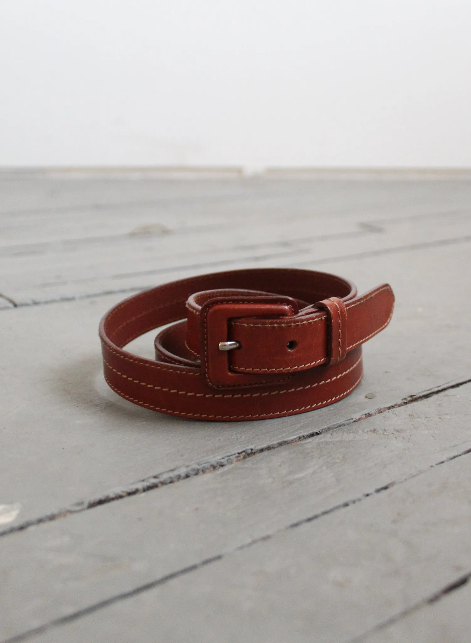 whiskey leather belt 1919 Vintage
