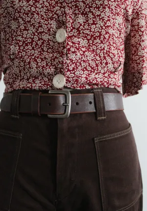 whiskey leather belt 1919 Vintage