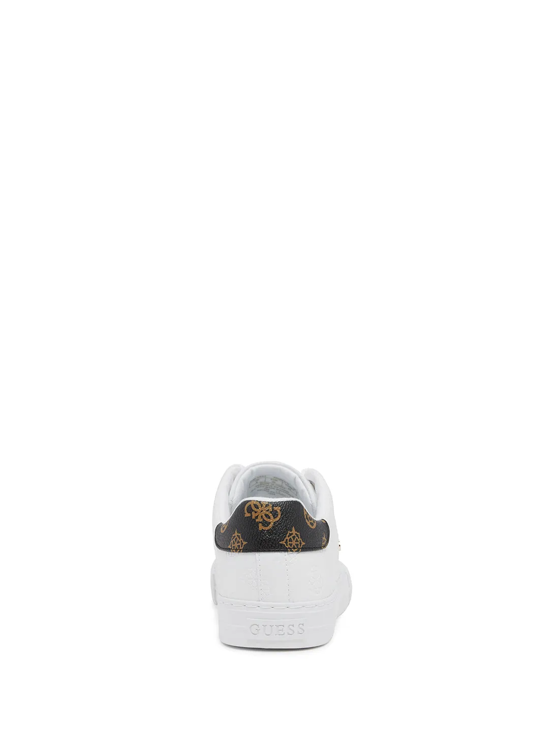 White Larsa Low Top Sneakers Guess