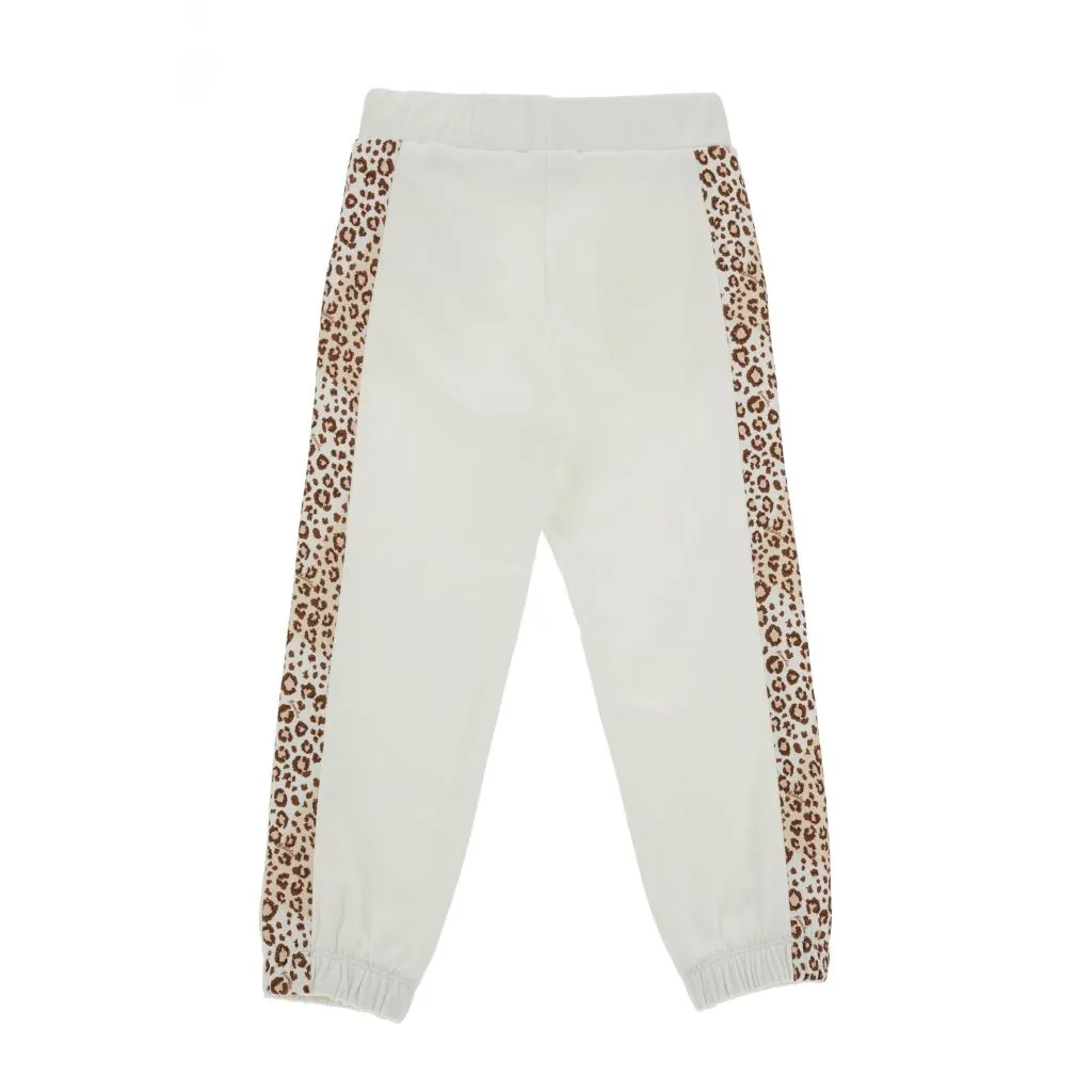 White Logo Sweatpants