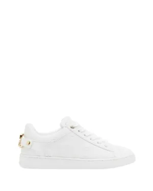 White Remla Low-Top Sneakers Guess