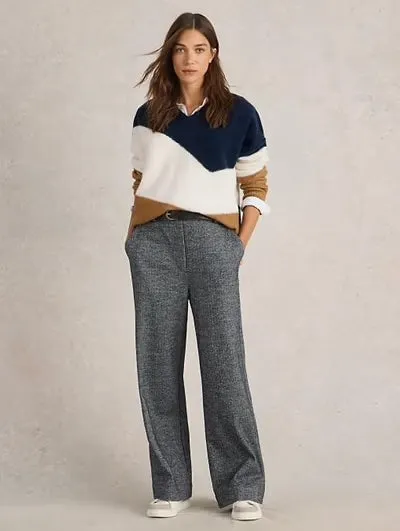 White Stuff Cerie Chevron Jumper