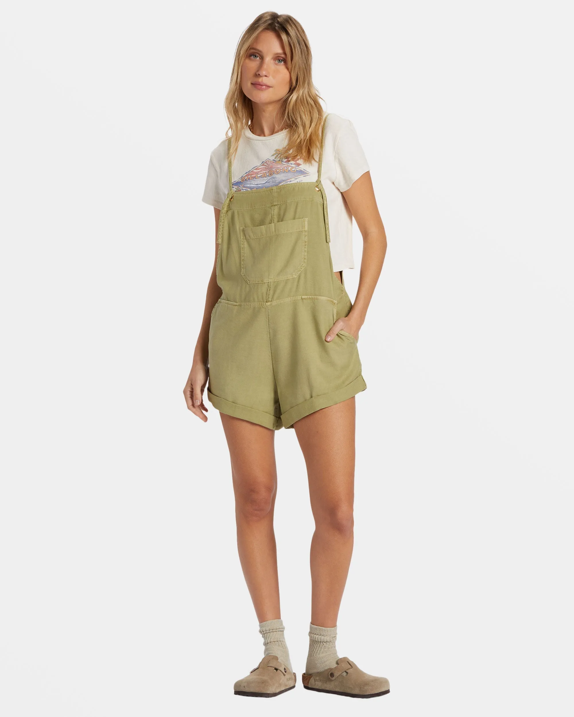 Wild Pursuit Romper - Avocado Billabong