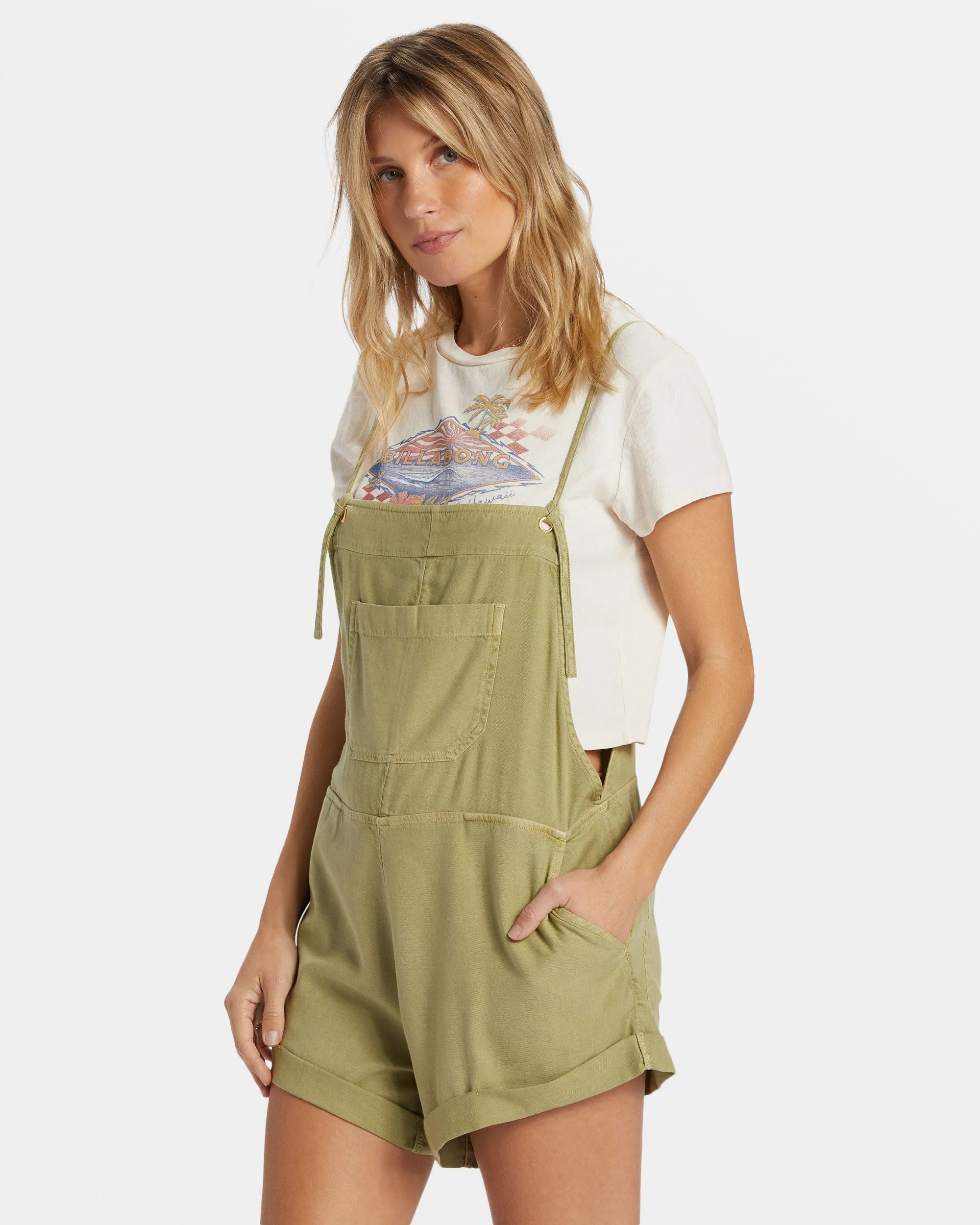 Wild Pursuit Romper - Avocado Billabong