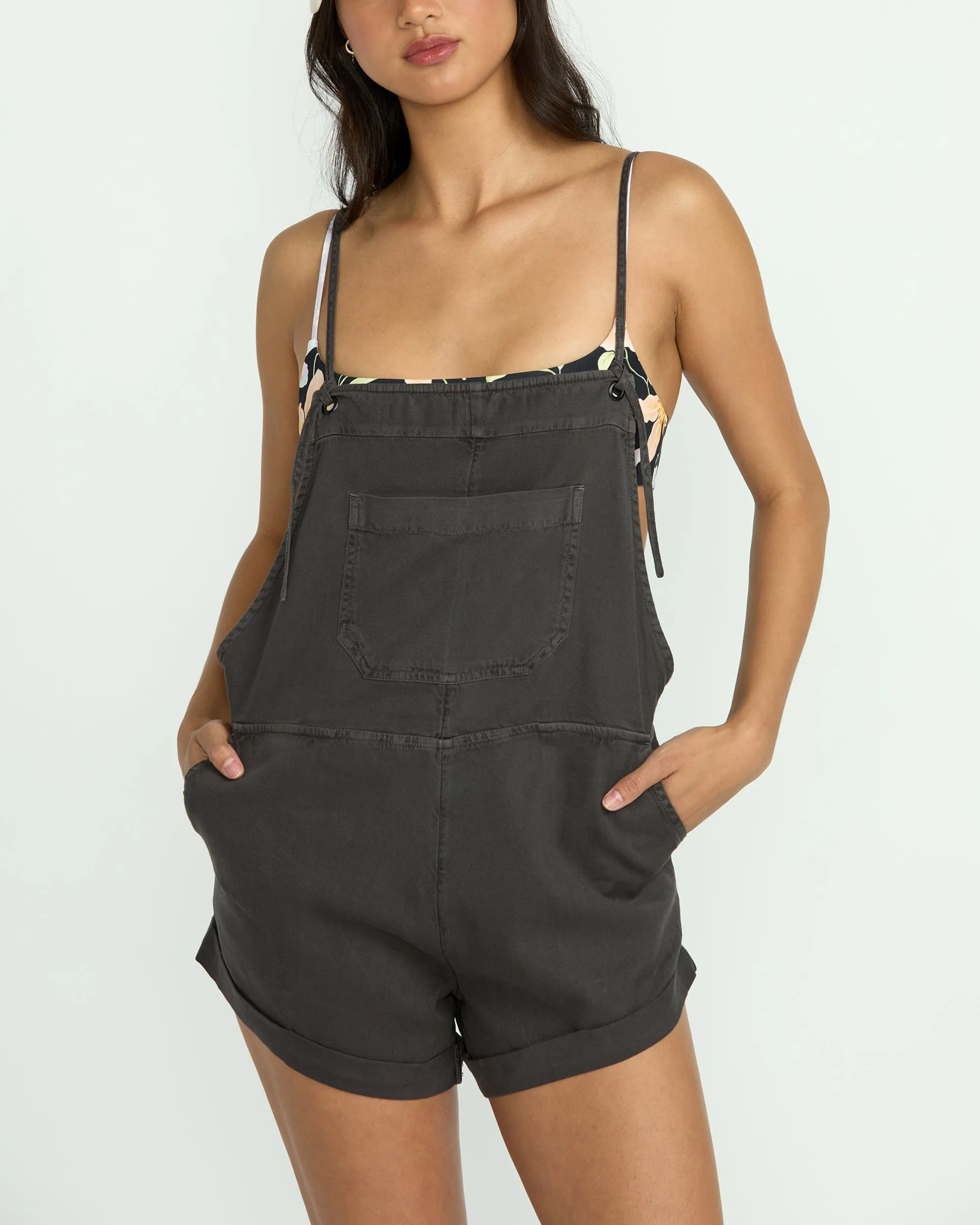 Wild Pursuit Romper - Off Black Billabong