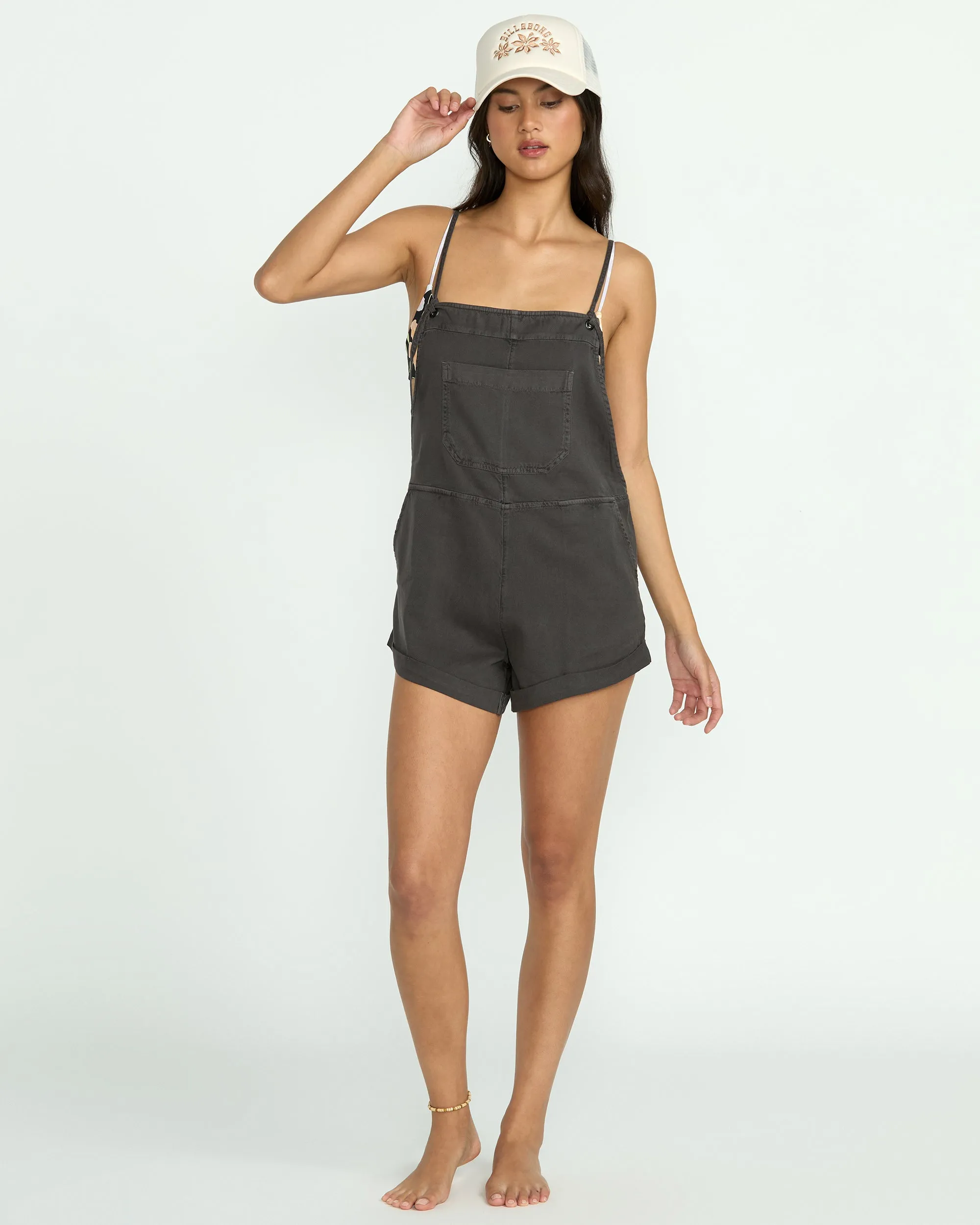 Wild Pursuit Romper - Off Black Billabong