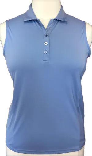Women's Antigua Periwinkle Sleeveless Golf Top SIze XL