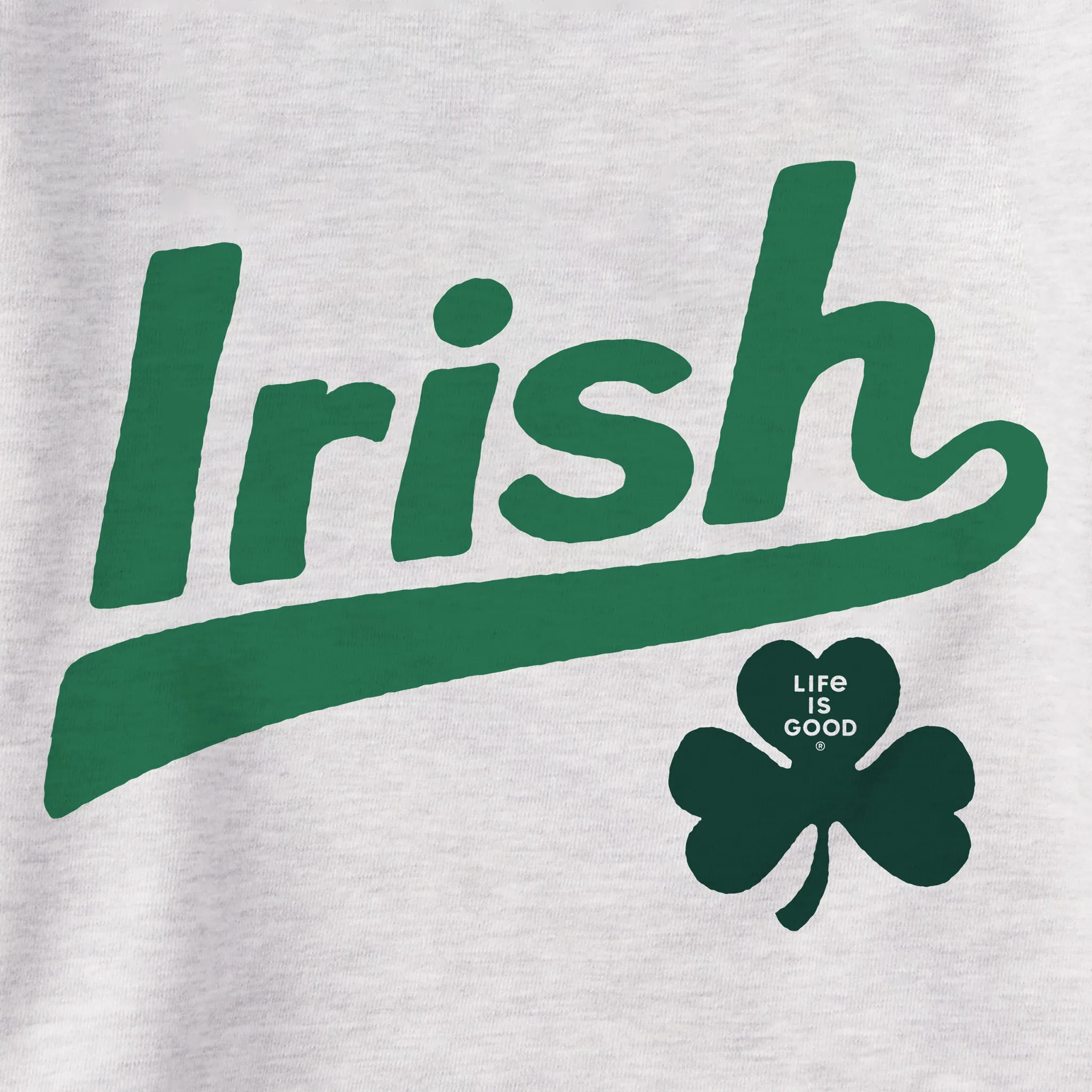 Women's Ballyard Irish Clover Simply True Fleece Hoodie LIFE IS GOOD