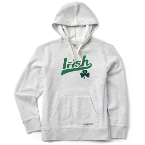 Women's Ballyard Irish Clover Simply True Fleece Hoodie LIFE IS GOOD