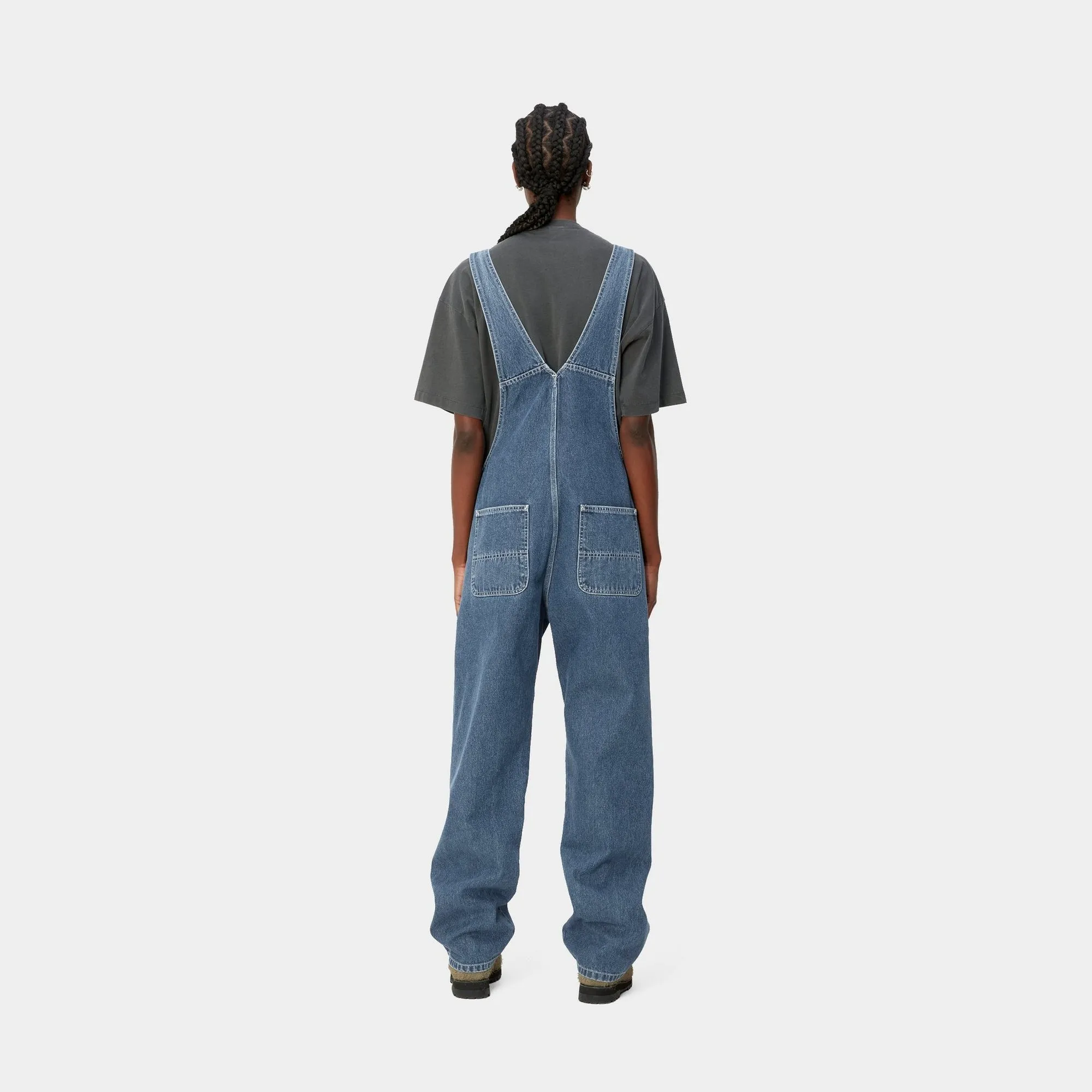 Women's Bib Overall Straight - Norco Denim | Blue (stone washed) Carhartt WIP