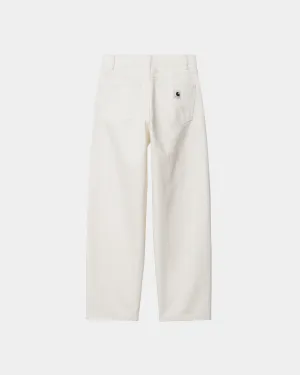 Women's Brandon Pant | White Carhartt WIP