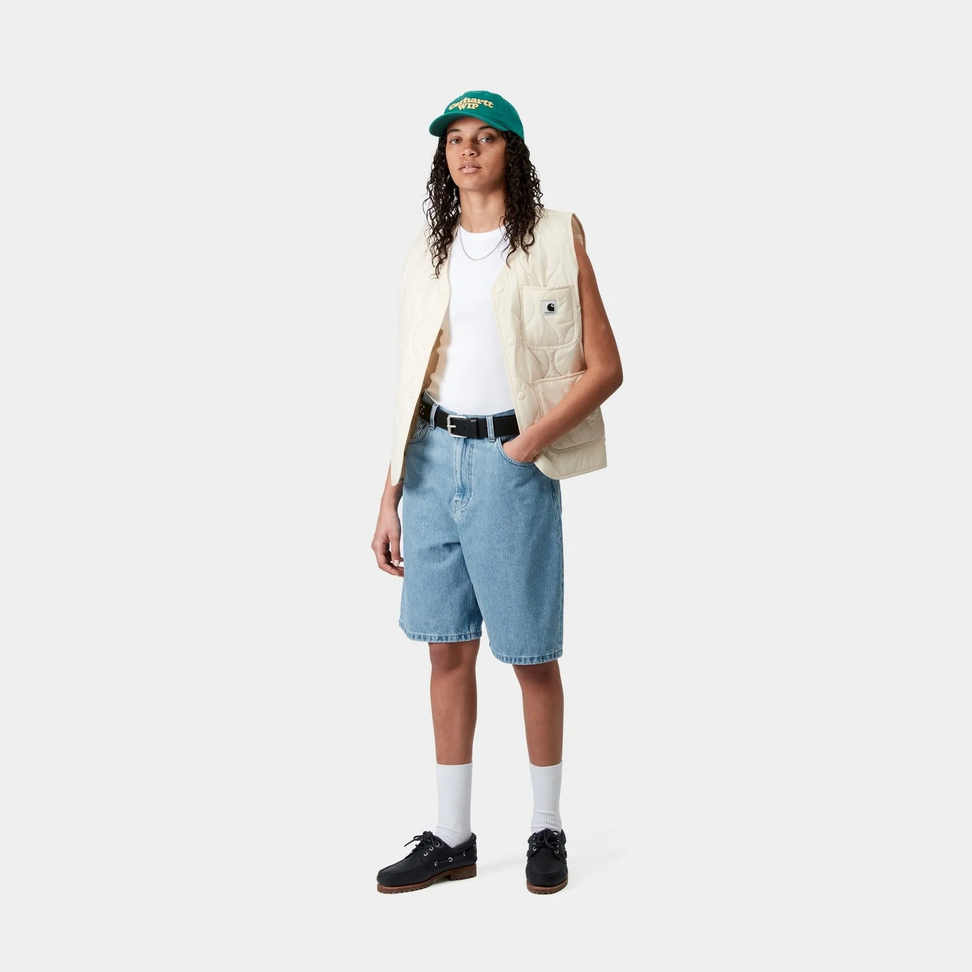 Women's Brandon Short | Blue (stone bleached) Carhartt WIP